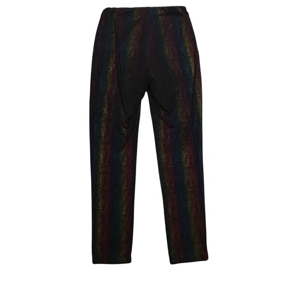 Sabora High Waist Multicolour Evening Leggings - Picture 3 of 5
